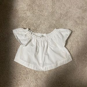 Wilfred cropped off the shoulder blouse